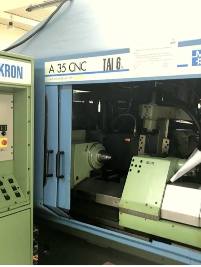 Mikron A 35 CNC horizontal gear hobbing